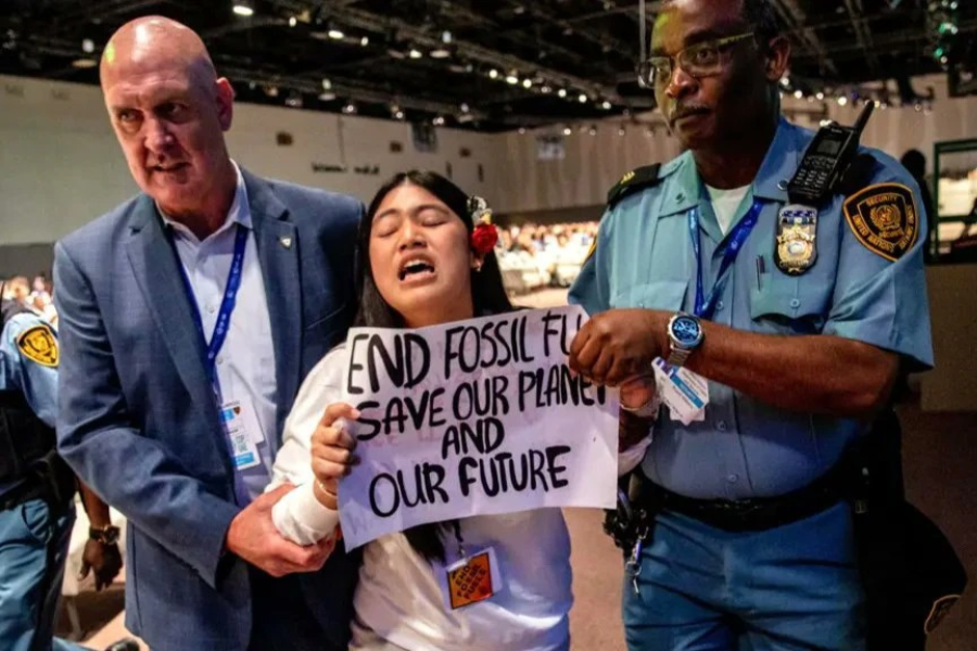 Licypriya Kangujam Protest Against Fossil Fuel in COP28 Summit Dubai